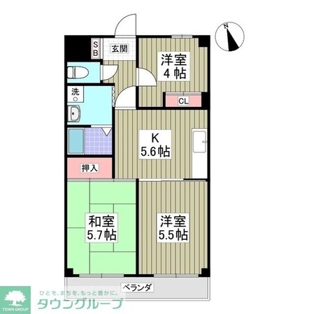 ホワイトパレス大宮の物件間取画像